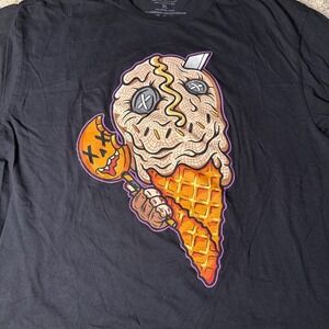 Trick 'r Treat Horror Movie Sam Ice Cream Cone T-shirt Black Size XL‎ EUC